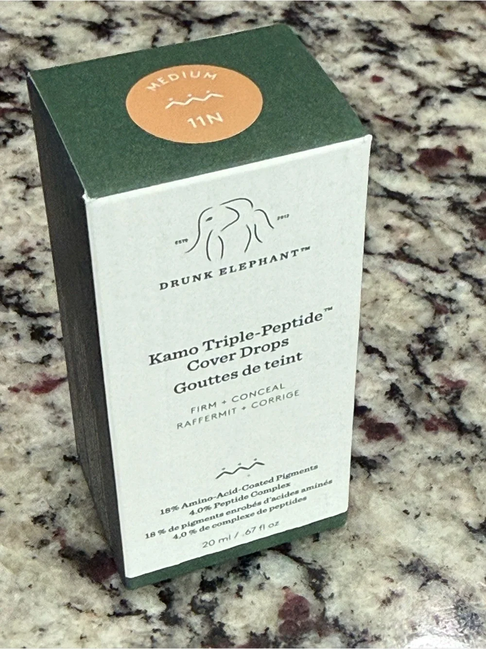 Drunk Elephant Triple Oeotide Cover Drops New! 11N